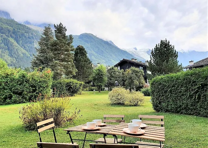 Chamonix Appartement Vue Mont Blanc Avec Jardin